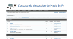 Desktop Screenshot of forum.madeinfr.org